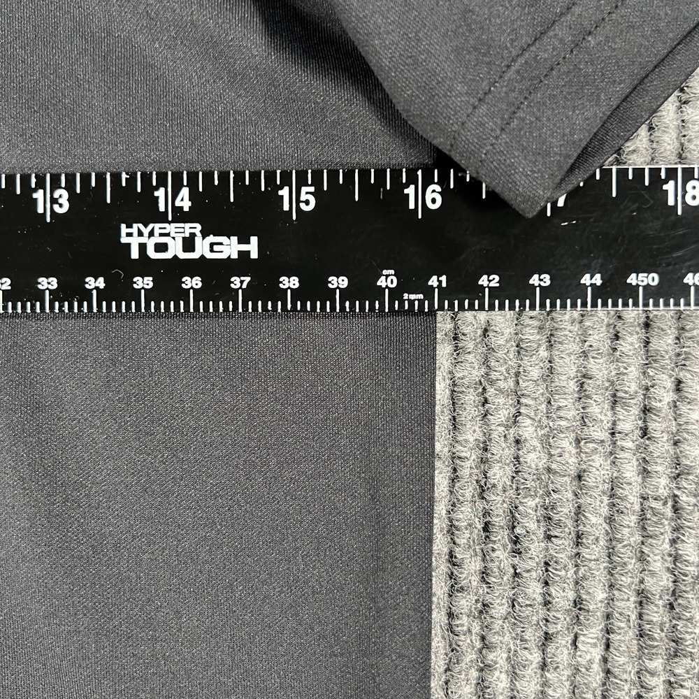 Under Armour Polo Shirt Boys Medium Black Short Sleeve Loose Fit Heat Gear - Picture 11 of 13